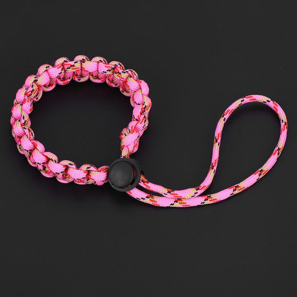 Hand Wrist Rope Diving Pointer Anti Lost Underwater Camera Strap (Pink)