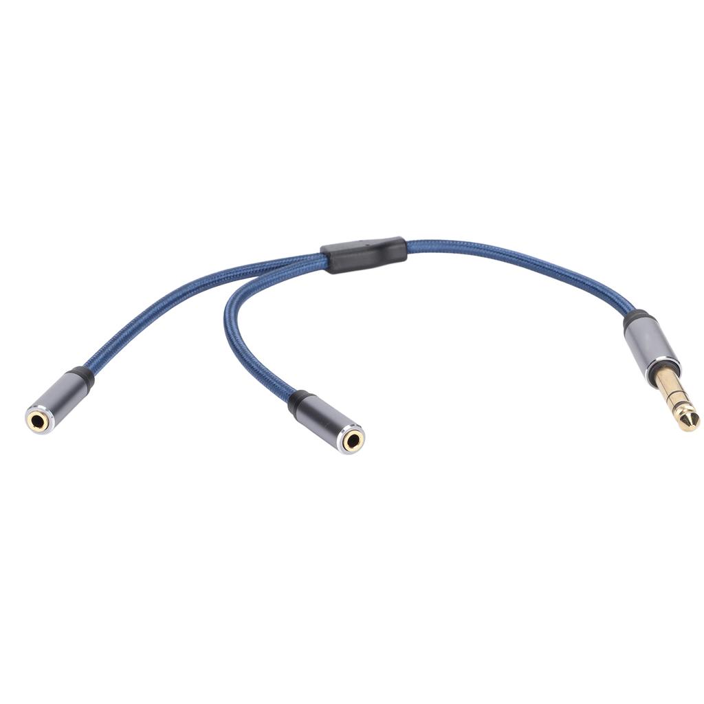o Cable 6.35mm Male to Dual 3.5mm Female Fidelity Professional o Adapter Cord