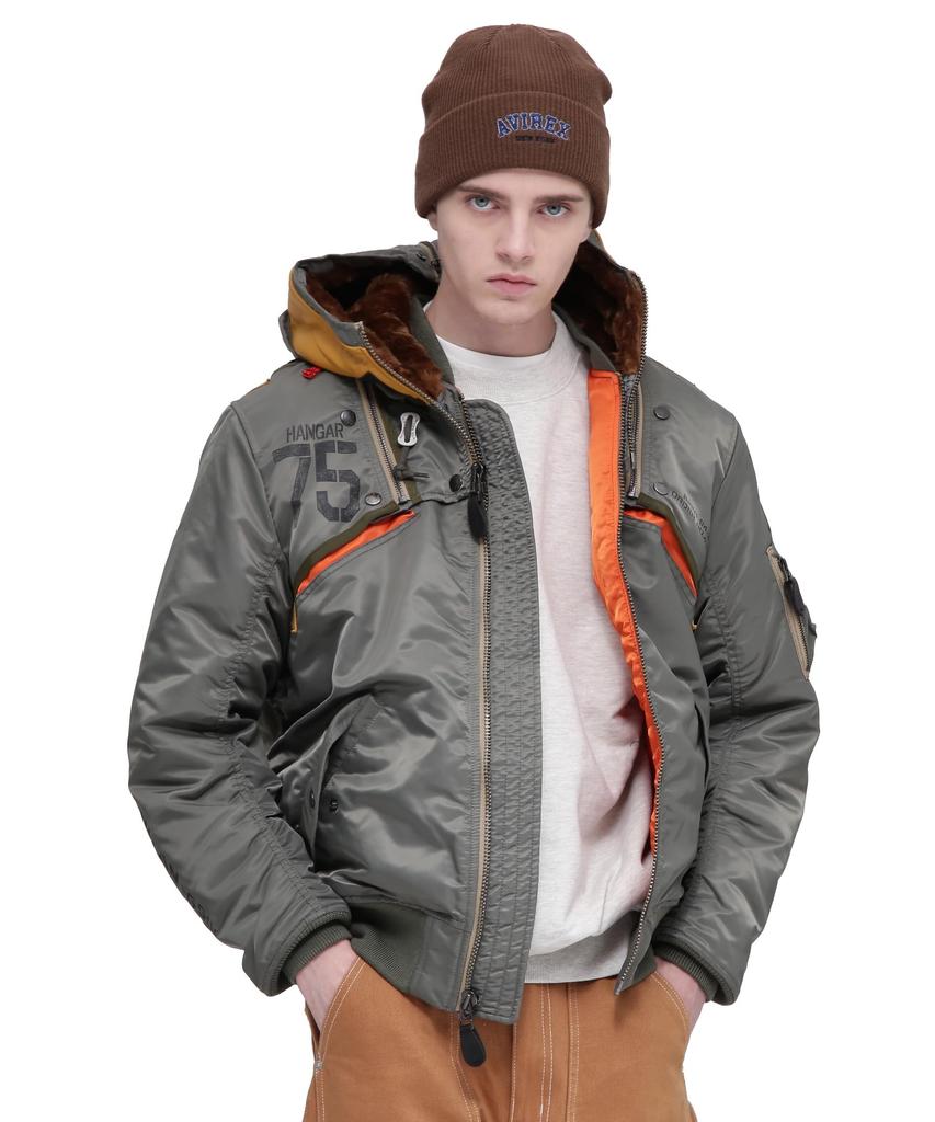 Avirex Remodel Mark 2 6182195 073 MA-1 Men's 783-8252056 (L, SAGE)
