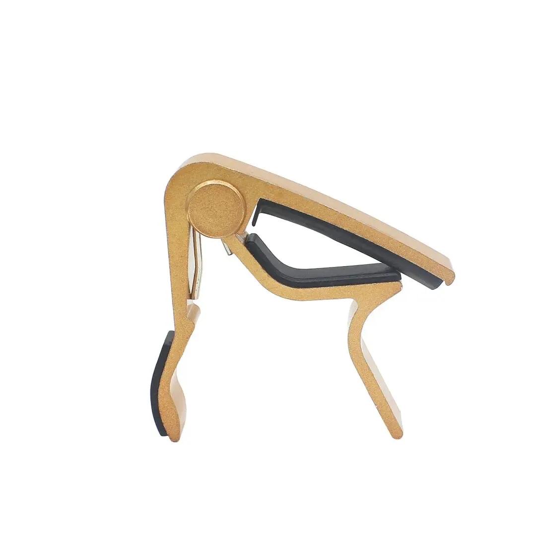 Guitar Capo for 6 String Acoustic Classic Electric Guitar Alloy Metal Universal Multifunction Capo Guitar Accessories золотой