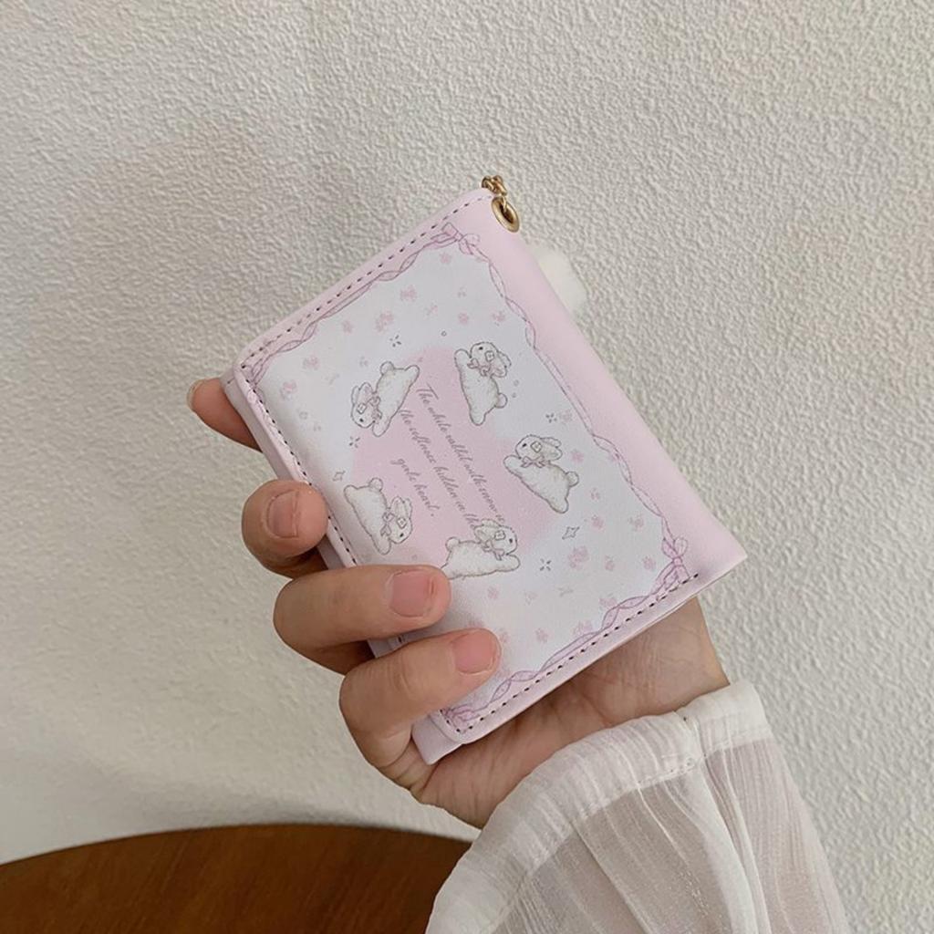 Women's Cute Slim Purse with Large Capacity - for Students,