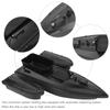 ABS Plastic Waterproof 500M Intelligent Remote Control Fishing Bait Boat Automatic Rowing Single Warehouse Nesting
