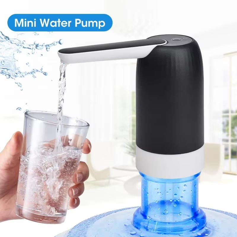 Portable USB One Key Automatic Electric Mini Water Pump Water Dispenser for Gallon Bottle Home Outdoor Use