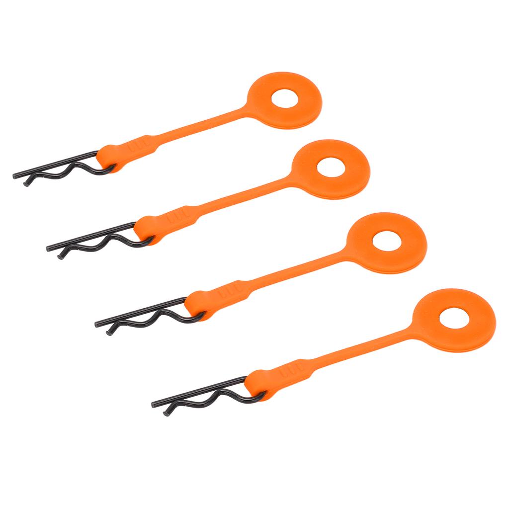 4PCS RC klipy na karoserii RC automobilu, pevné klipy, držák, silikonový kov, univerzální pro 110