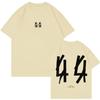 2026 44 Gruppo Etichette Cotone Hip Hop T-shirt Unisex Streetwear Manica Corta Girocollo Stampa Casual Traspirante Moda Maglietta Adulto