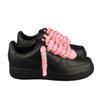 Nike Air Force 1 Custom Lacet Corde Noir Rose