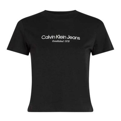 Womens/Ladies Lettering Cotton Crew Neck Regular T-Shirt