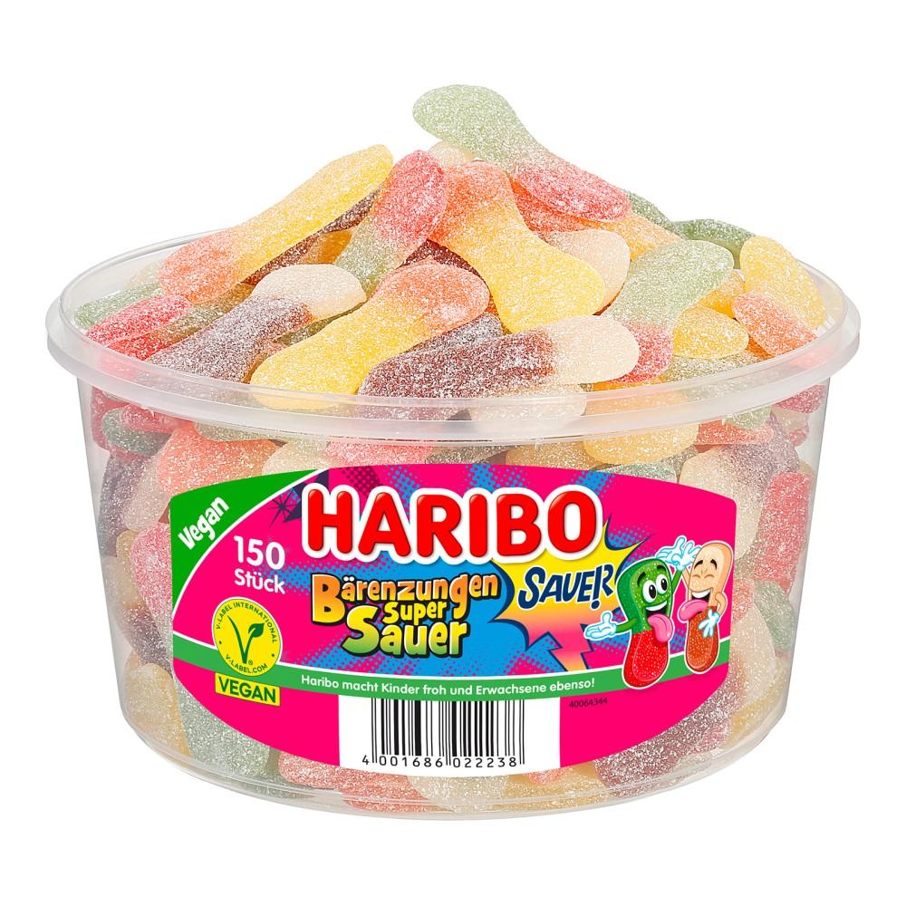 Haribo Sour Bear Tongues 150-Pack