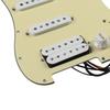 FLEOR Alnico 5 Vorverdrahtetes Gitarren-Schlagbrett Bestückt SSH Elektrische Gitarrenteile