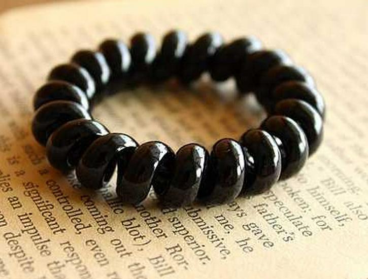 

Резинка для волос Candy Color Bold - большой эластичный аксессуар для волос medium чёрный