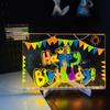 Reusable Light-Up Drawing Board for Kids – Eye-Protective, Erasable Handwriting Toy with Pen