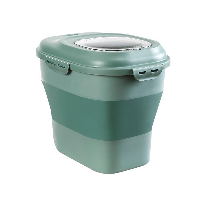 Foldable Rice & Grain Storage Box - Moisture & Insect Proof, Pet Friendly, Large Capacity Container