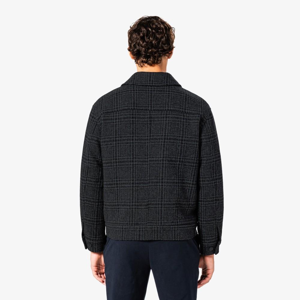 Lacoste Men's Quilted Lining Wool Drizzler Jacket BH533E-55N050