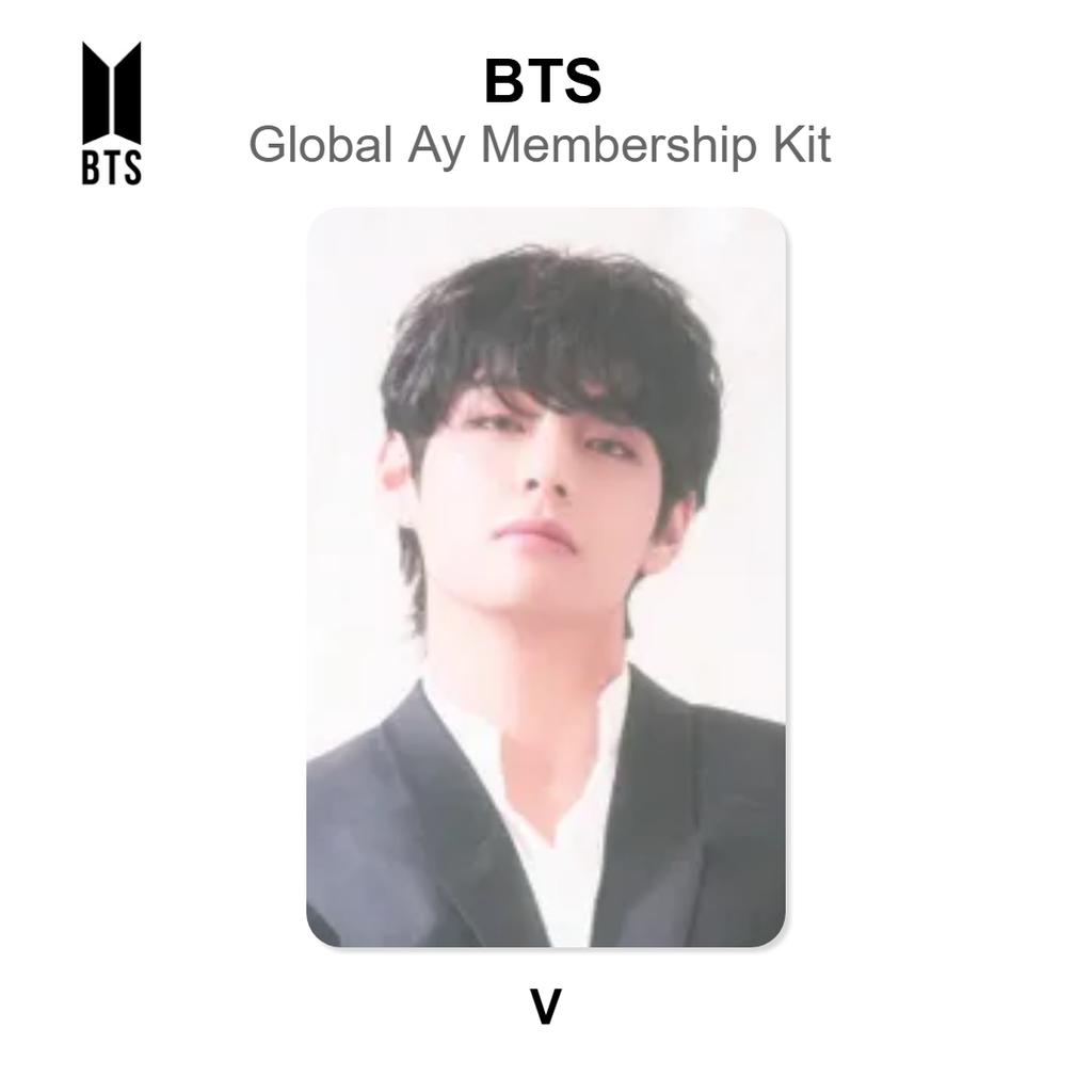BTS Global Ay Membership Kit Official Photocard
