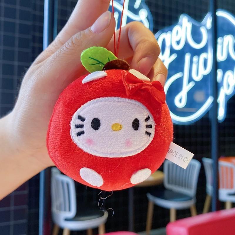Hello Kitty Plush Keychain With Metal Clasp And Gift For Collectors