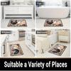 1Pcs Anti Fatigue Kitchen Rugs Rooster Print Waterproof Non-Slip Thick Cushioned Kitchen Mat Heavy Duty Comfort Standing Mat for Kitchen Bathroom