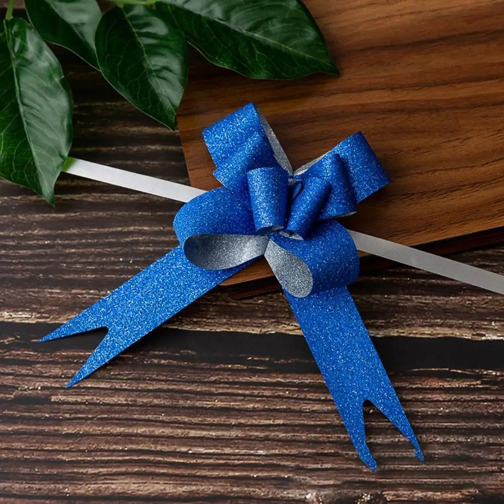 10Pcs Bowknots Ribbons For Gift Wrappers Wedding Birthday Party Pull Bow Knot Ribbon Christmas Gift Wrapping Ribbons Decoration