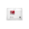 Acrylic Plastic Work Card Holders Multi-use Hard Plastic Badge Work ID Card Holder Protector Cover Case ID Card Holder