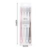 4Pcs/set Toothbrushes For Adults Manual Travel Toothbrush Set Multicolor Travel Toiletries Teeth Cleaning Oral Care