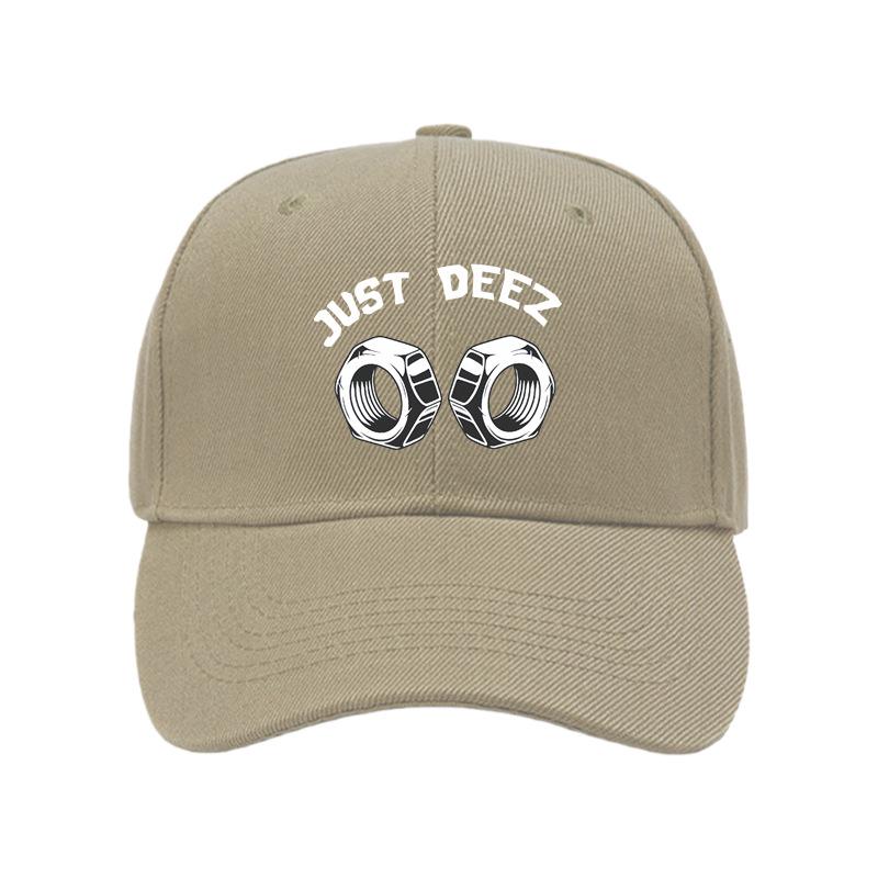 JUST DEEZ European and American hard top baseball cap women's spring and autumn outdoor sun hat solid color cap men