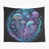 Jellyfish Tapestry Universe Colorful Sea Marine Life Tapestry Bedroom Apartment Dorm Living Room Decor To Hanging Tapestries