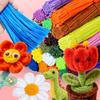 Handmade DIY Chenille Stem Fluff Flower Headband Ornament Material