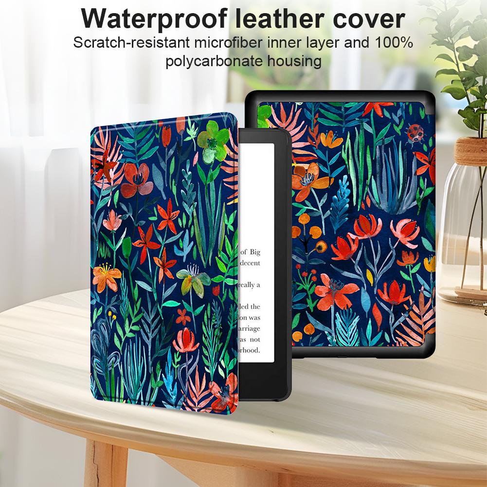 PU Lederhülle Lederbezug Ebook-Hülle für Kindle Colorsoft Signature Edition 7 Zoll für Kindle Paperwhite Signature 2025 7 Zoll