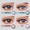 Blue Green Color 14.2mm Fashion Soft Beauty Tone Lady Colored Contact Lenses