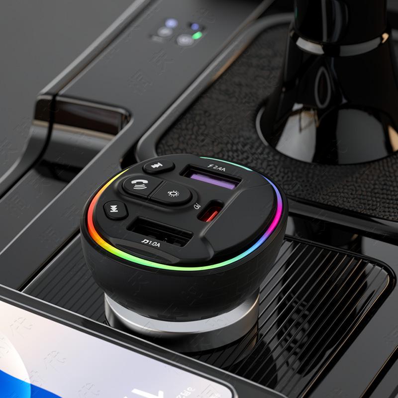 Car Bluetooth Charger & FM Transmitter with MP3, Lossless Calls, and Fast Charging