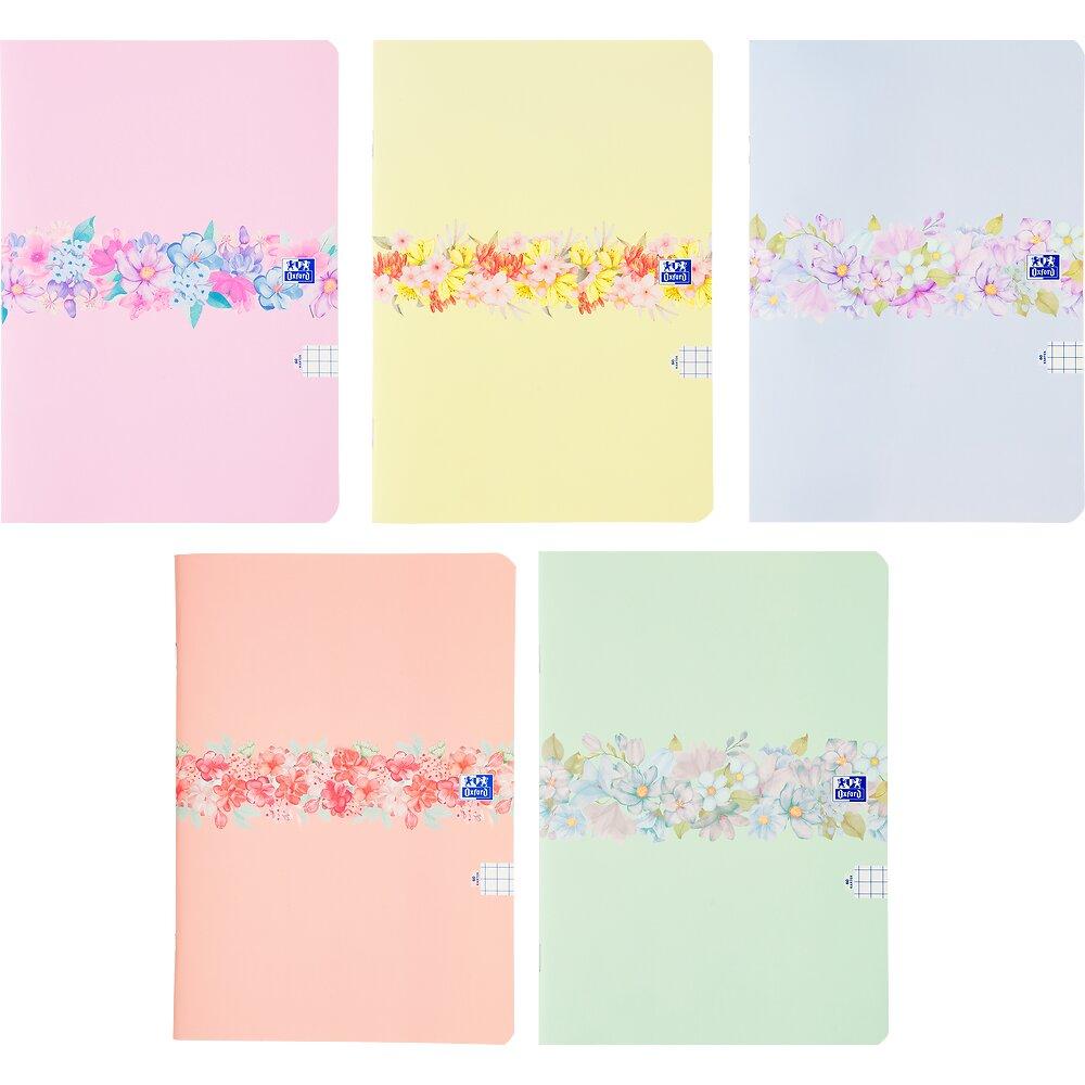 Oxford Flower Notebook A5/60K Elegance and functionality for your
