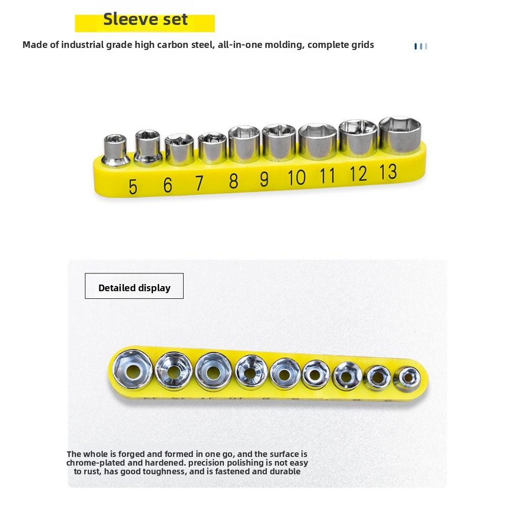 Hardware Tool Set, Combination Set, Toolbox, on-board Tool Kit, Wrench, Screwdriver Gift.