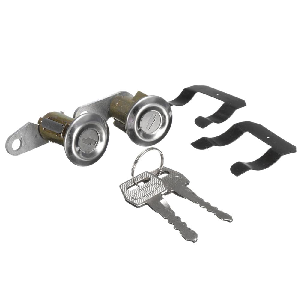 2Pcs Lockcraft Door Lock Cylinder + 2 Keys KIT For Ford Truck Falcon