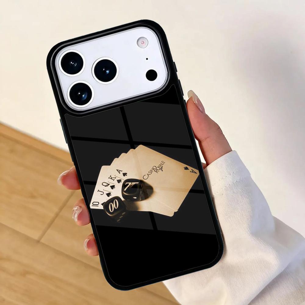 POKER PLAYING CARDS Mobile Phone Case for IPhone 17 AIR 16pro Max 15 14 13 12 11 Bumper Cover