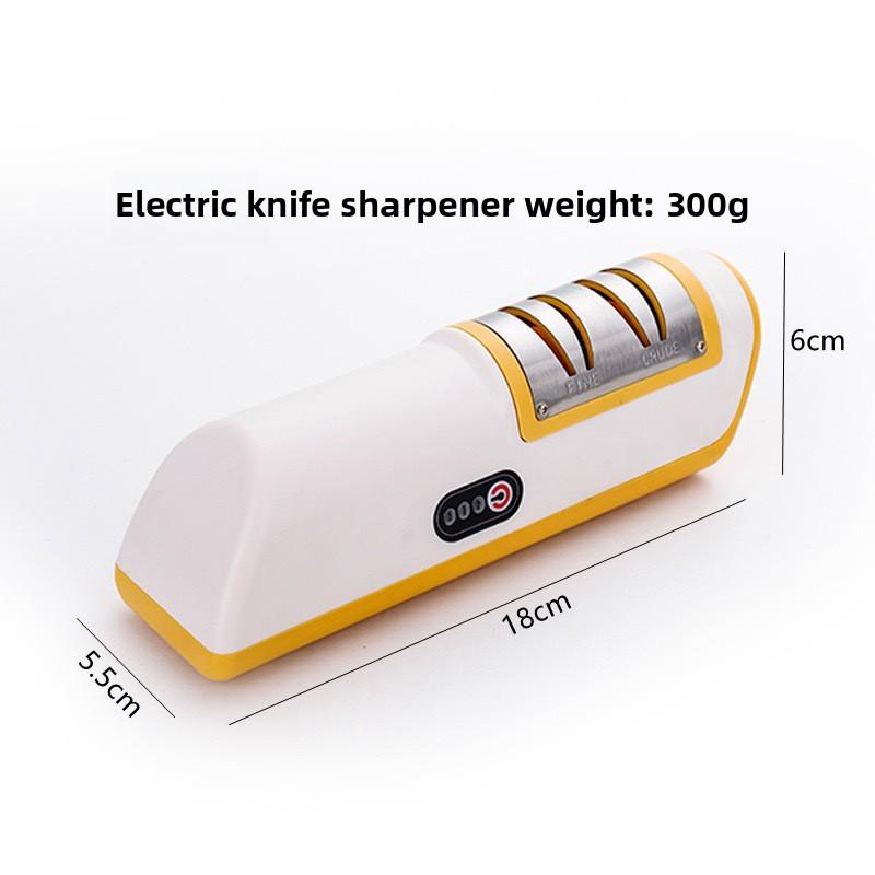 

Household kitchen electric knife sharpener, multi-functional fully automatic charging small knife sharpener, Kitchen accessories 21x6x6cm