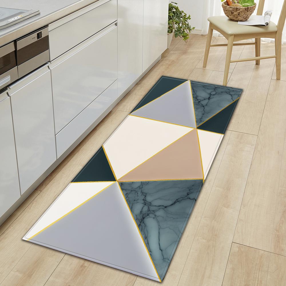 Kitchen Mat Bedroom Non-slip Floor Mat Entrance Door Mat Corridor Living Room Floor Bathroom Door Carpet