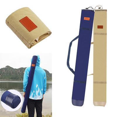 Bolsa Plegable Portátil de Gran Capacidad para Cañas de Pescar Bolsa para Paraguas de Pesca Bolsa de Lona Gruesa para Cañas Accesorios de Equipo de Pesca