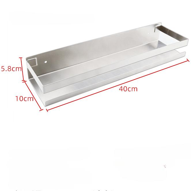 Raft de bucătărie montat pe perete, raft pentru condimente, din oțel inoxidabil, organizator de baie, raft pentru casă, economisiți spațiu, organizatori de rafturi