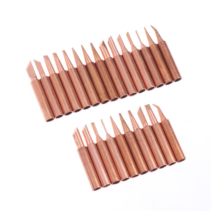 900 Reines Kupfer Lötkolbenspitze Lötkolbenspitze Reines Kupfer Nicht-Magnetisch Löthorn Elektrische Lötkolbenspitze