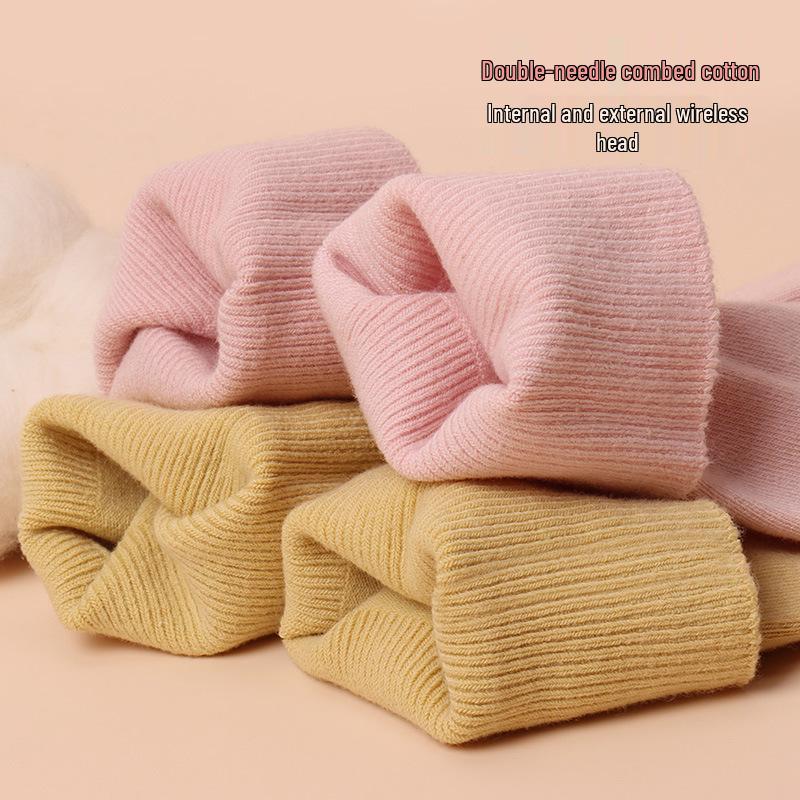 Women's Loose Fit Postpartum Socks: Non-Constricting, Double-Needle, Odor-Resistant, Sweat-Absorbing, Mid-Calf for Swollen Feet, All-Season.