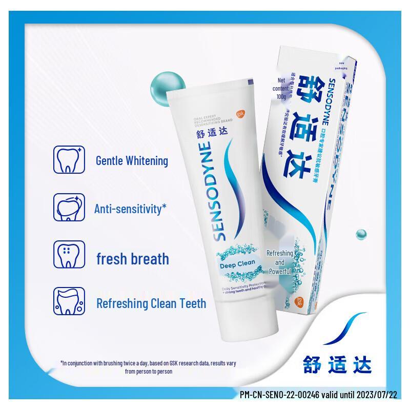 Sensodyne Refreshing Deep Clean Toothpaste