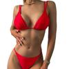 New halter strap-up sexy bikini split swimsuit swimsuit