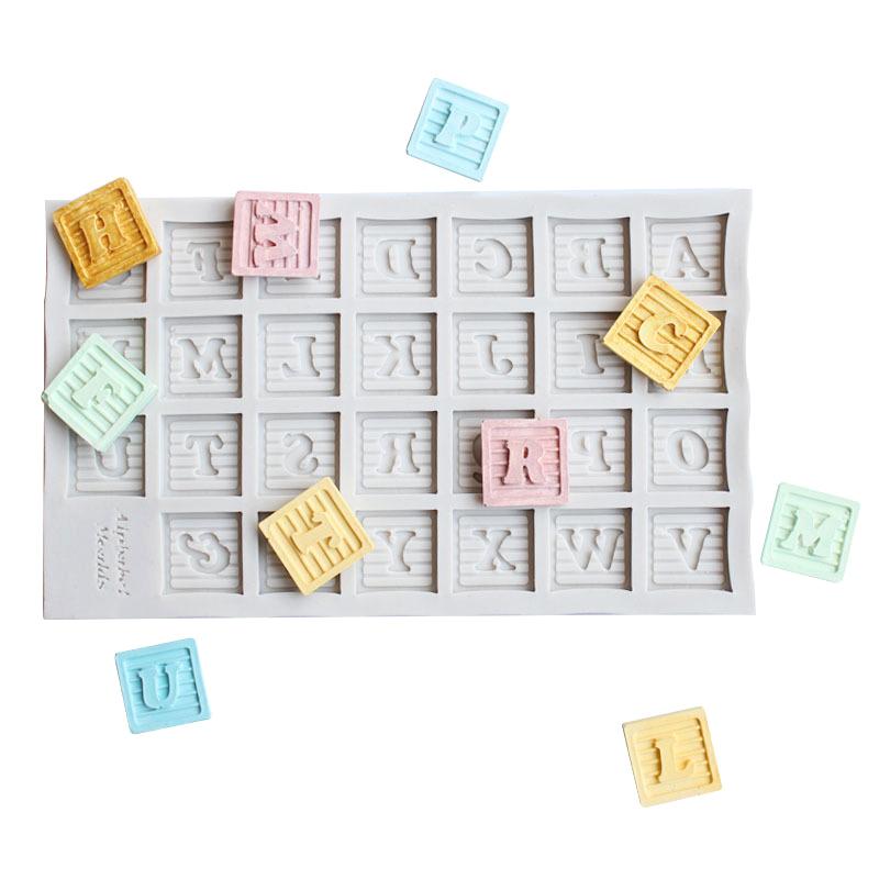 Bunting Alphanumeric Mould Silicone Mold Fondant Cake Tool Gumpaste Sugarcraft