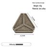 Zinc Alloy Kongming Puzzle Lock: Disentanglement Ring Educational Toy