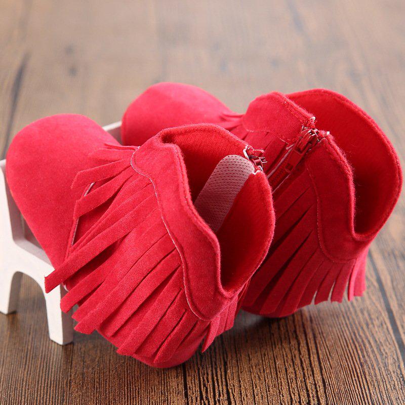 

Детские мягкие пинетки с бахромой, для младенцев 3