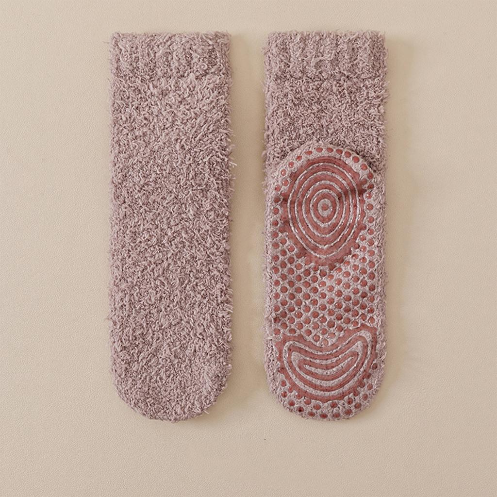 Men's Non- Floor Socks With, Thick Warm -Shedding House Socks for Home Wear