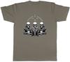 Skull Skeleton Unisexs TShirt Trinity Gothic Goth Unisex Tee Gift