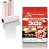 Nitoms Korokoro Spare Tape High Grade SC Strong Adhesion 60 Rounds 3 Rolls 160mm Width Replacement Cuts Cleanly Carpet Compatible Pet Hair Dust Mites