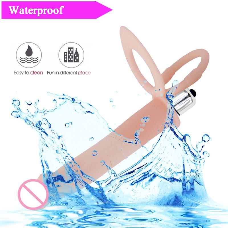 Double Penetration Anal Bead Penis Dildos Vibrators Sex Toys For Women  Vagina Clitoris Stimulator Massager Erotic Sex Shop