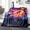 Lord Rings Personalized Text Blanket Cozy Customizable Blanket Soft Warm Cozy Throw For Bedding Bed Living Room Seaside Ideal for All Seasons