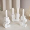 Silicone Candle Base Moulds Candle Stand Molds S/U Shape Craft Molds Flexible Silicone Molds Silicone Handmade Supplies